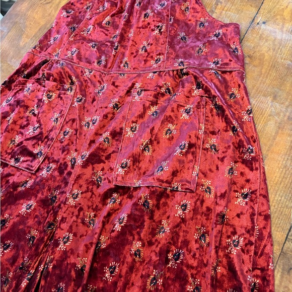 Natural Life Red Velvet Kids Overalls - Picture 6 of 12